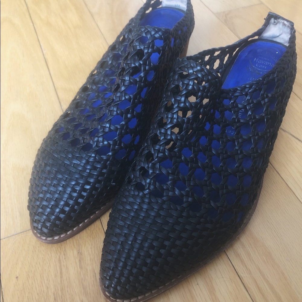 Jeffrey Campbell Handmade Almond-toe Mesh Mule